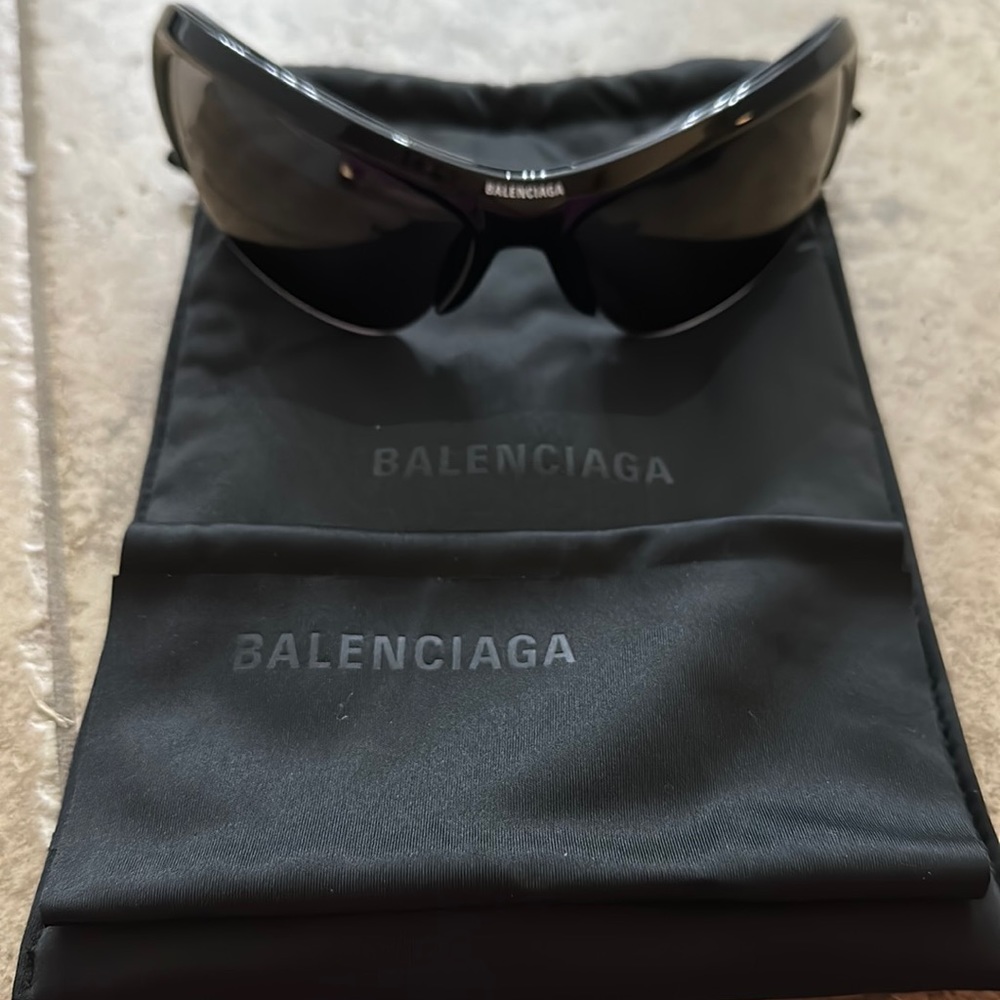 Balenciaga Cat Eye Wire Sunglasses